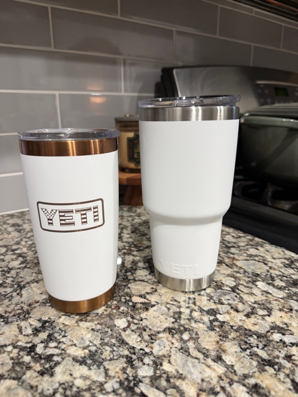 Yeti Folds of Honor Tumbler & White Yeti Bundle